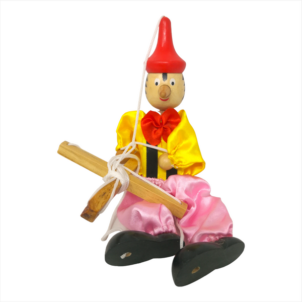 Marioneta títere didáctica juguete hilos infantil artesanal