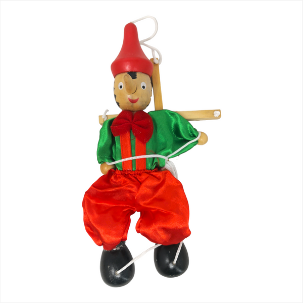 Marioneta títere didáctica juguete hilos infantil artesanal