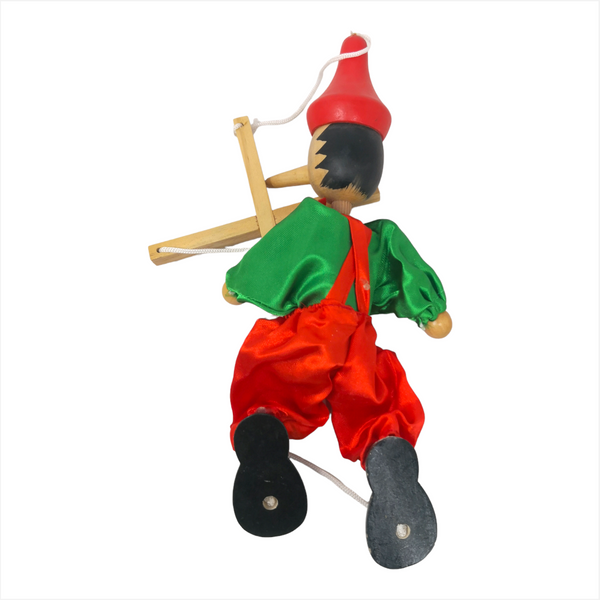 Marioneta títere didáctica juguete hilos infantil artesanal