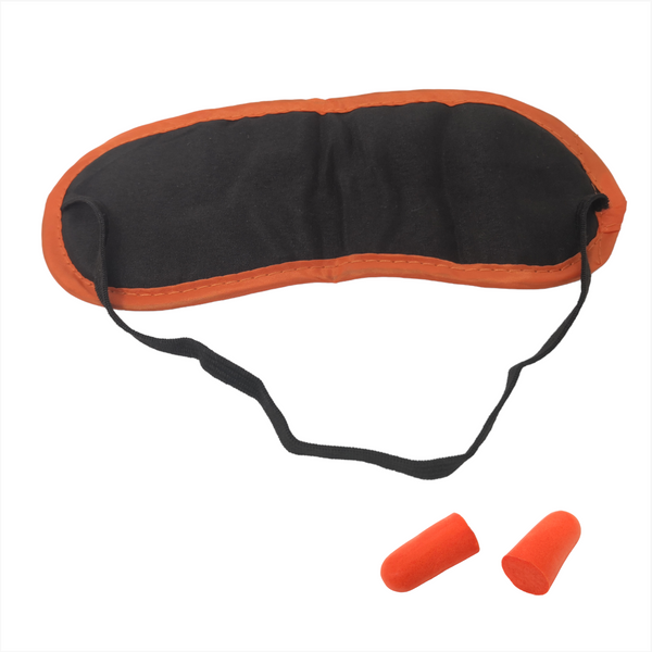 Kit de descanso básico antifaz ojos y tapones oído
