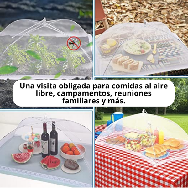 Malla Cubre Alimento Plegable Food Protection Cover 45x25cm