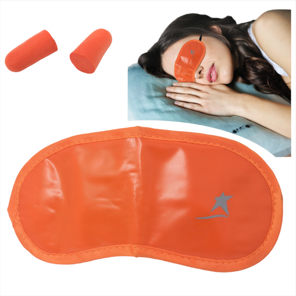 Kit de descanso básico antifaz ojos y tapones oído