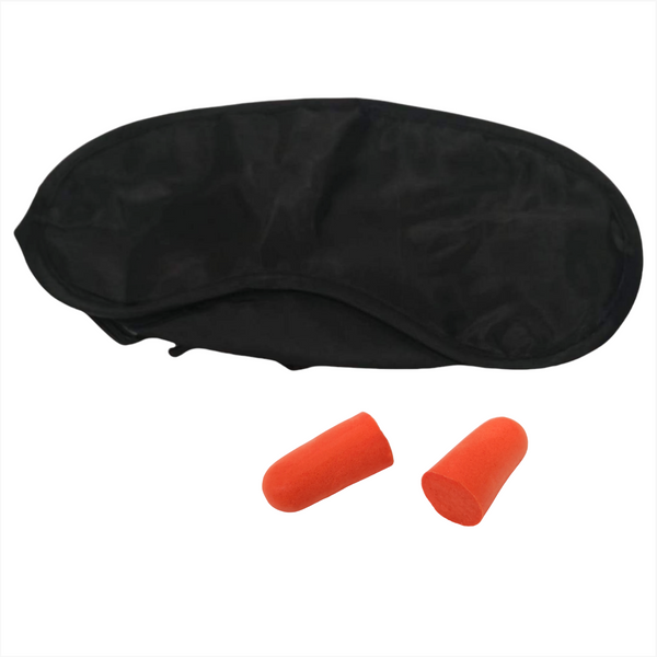 Kit De Viaje Antifaz Cubreojos Almohadilla Cobija Promocion