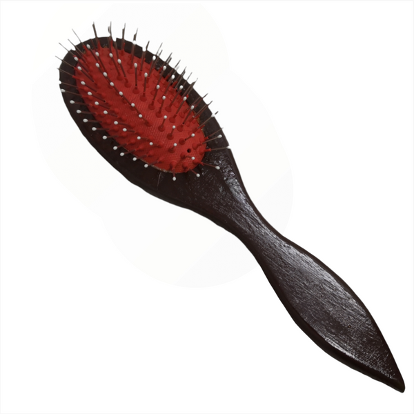 Carda Cepillo Madera para Mascotas Limpieza Grooming Brush