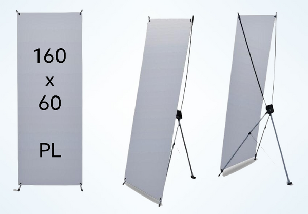 Tripie Publicidad Lona Araña 160x60cm con tu diseño impreso