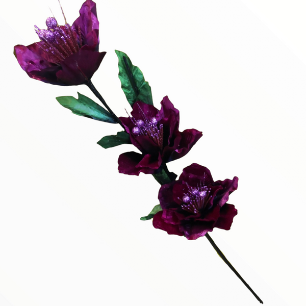 Flores Ramo Fantasía Decorativauj pack 6 guias.