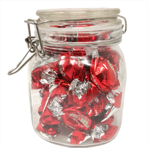 Frasco Recipiente Tapa Clip Tarro hermetico de Vidrio 1000ml