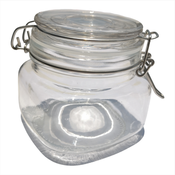 Frasco hermetico vidrio 36pz 500ml caja mayoreo