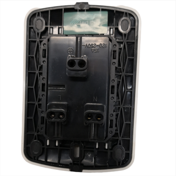 Placa Contacto Doble Aterrizado Linea Bv_1206.chp Pack 12pz