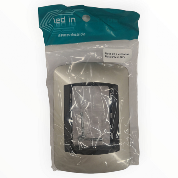 Placa De 3 Ventanas Bv-203.slv 12 Pzs