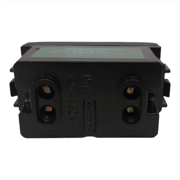 Contacto Simple Negro Pack 12pz