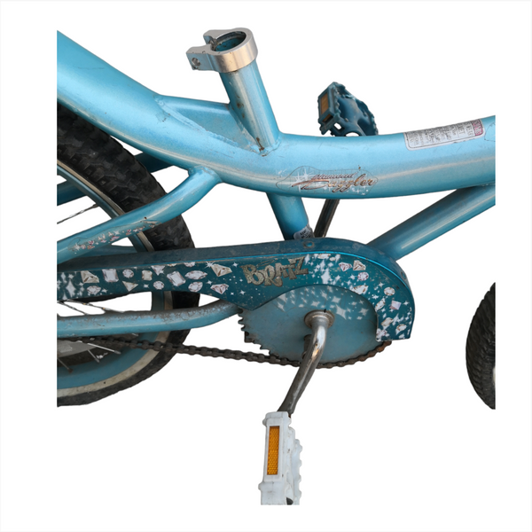 Bicicleta Niña Usada Rodado 20 sin asiento.