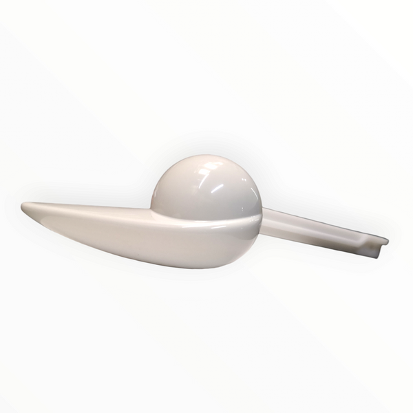 Palanca Para Baño Universal Plastico Manija Wc Blanca