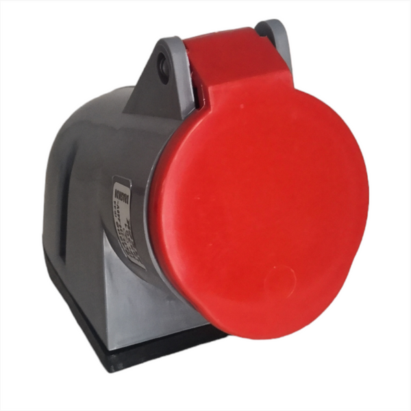 Toma de STECK S4206 32A-6h 3P+T 380/440V IP44 BRASIKON