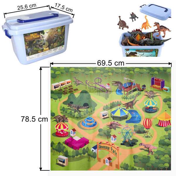 Pack 10 Cajas Parque Jurasico Dinosaurios Paradise set 89 pzs