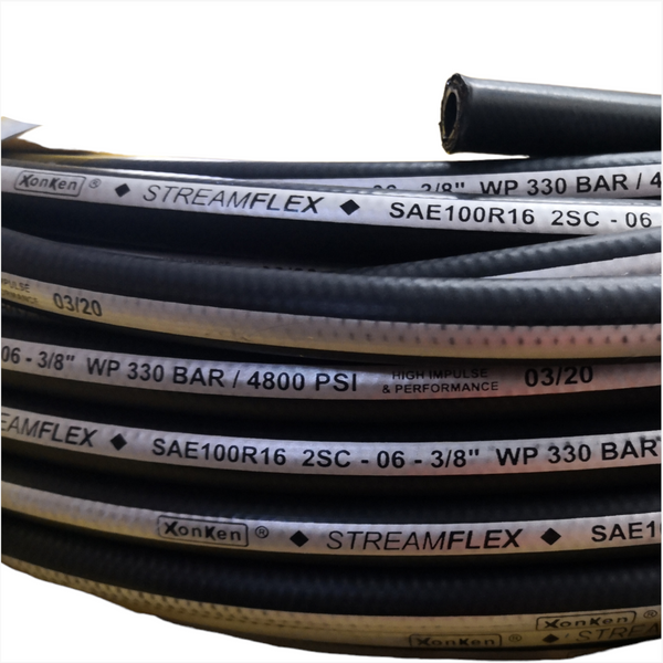 Manguera Streamflex SAE100R16 2SC-06-3/8" WP 330 BAR/4800 PSI