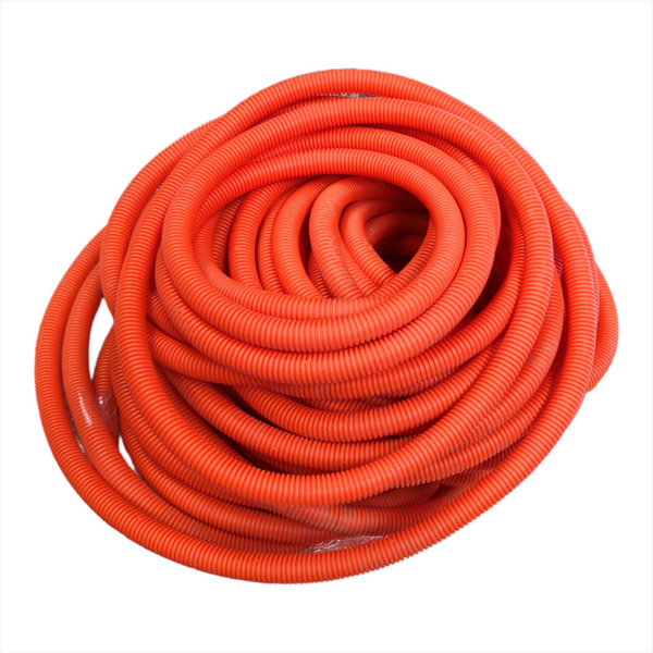 Rollo Manguera Corrugada Naranja 1" Rollo 20 m