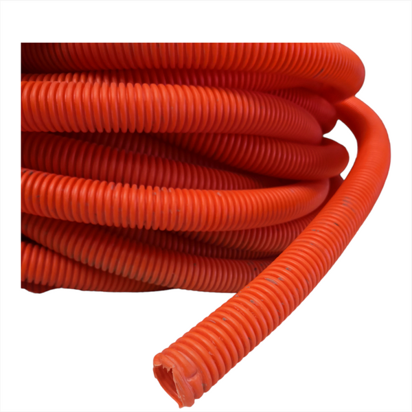 Rollo Manguera Corrugada Naranja 1" Rollo 20 m