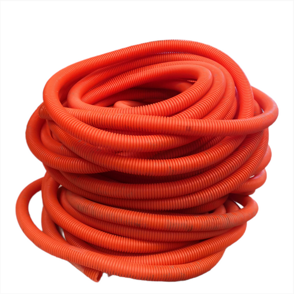 Rollo Manguera Corrugada Naranja 1" Rollo 20 m