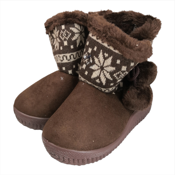 Bota para bebe invernal infantil tallas 12-17 unisex