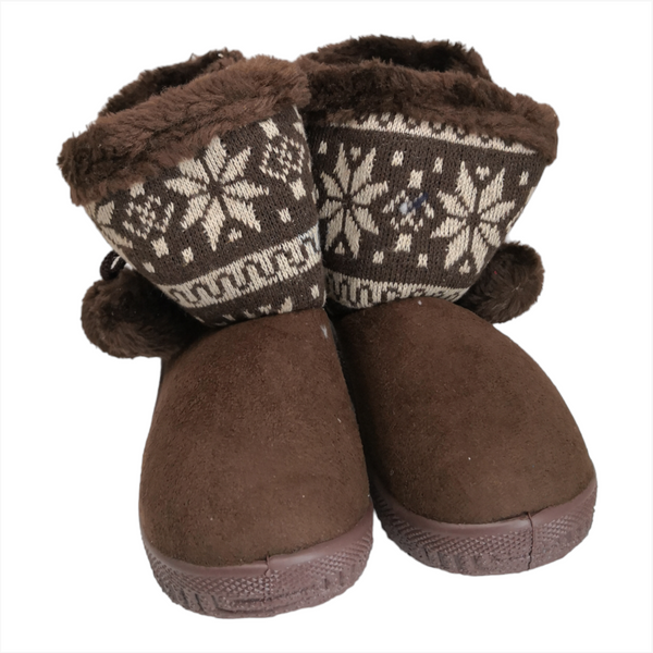 Bota para bebe invernal infantil tallas 12-17 unisex