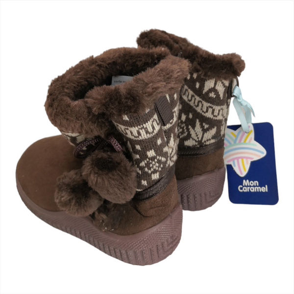 Bota para bebe invernal infantil tallas 12-17 unisex