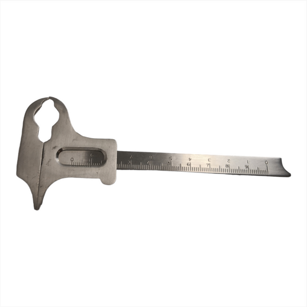 Calibrador Precision pie de rey 100mm vernier acero inox