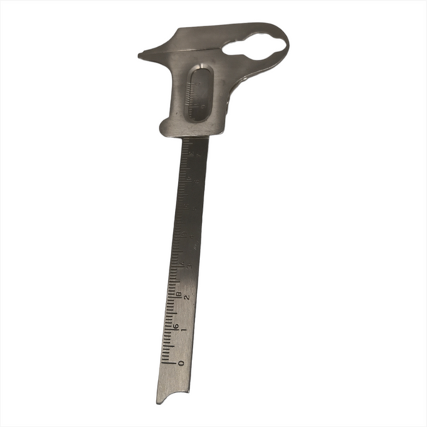 Calibrador Precision pie de rey 100mm vernier acero inox