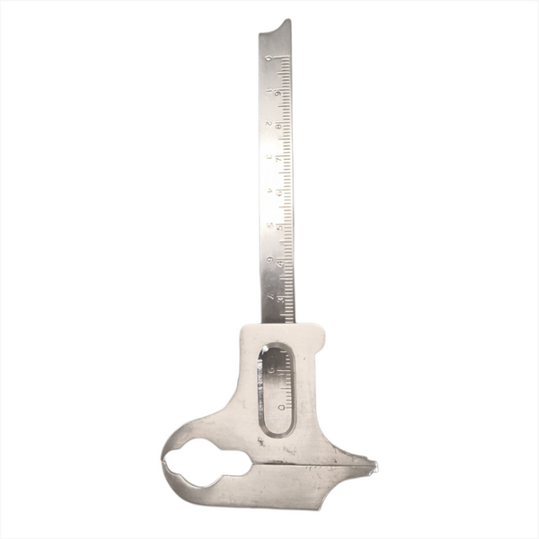 Calibrador Precision pie de rey 100mm vernier acero inox