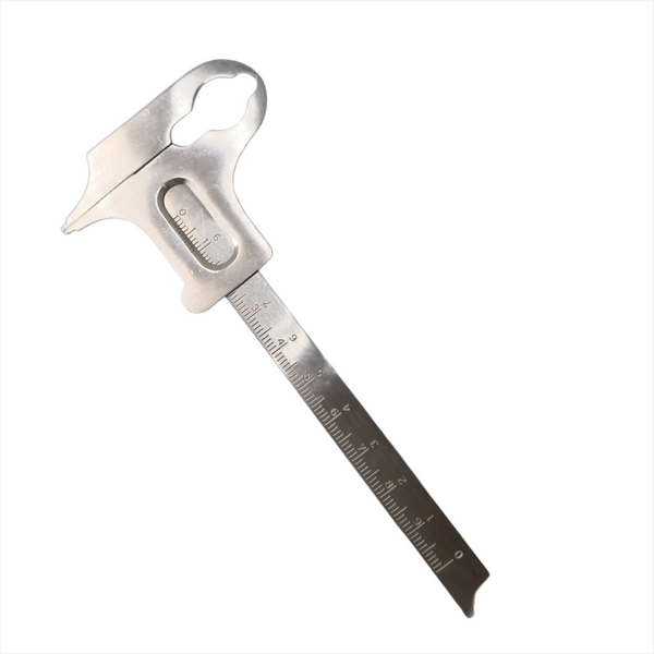 Calibrador Precision pie de rey 100mm vernier acero inox