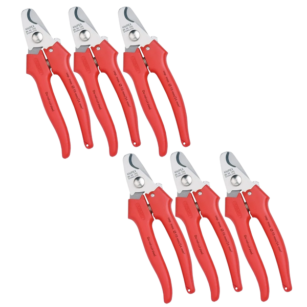 Pinza Corta Cable AWG 3  KNIPEX 95 05 165 SB Pack  6