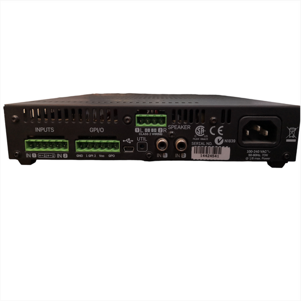 Amplificador 2x60W LAB GRUPPEN LUCIA 120/2 equipo audio pro