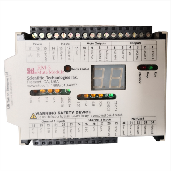 STI Rm-3 Module Mute Control seguridad cortina de luz