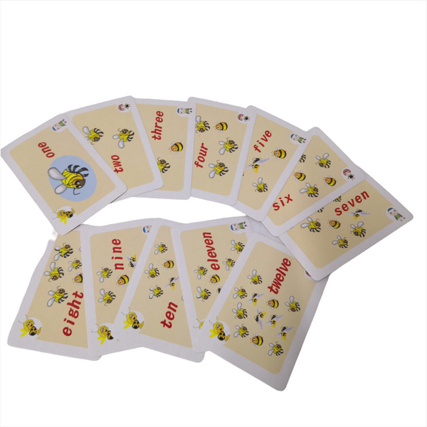 Tarjetas Educativa Didactica Ingles ABC/Números caja 36pz