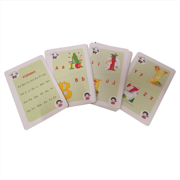 Tarjetas Educativa Didactica Ingles ABC/Números caja 36pz