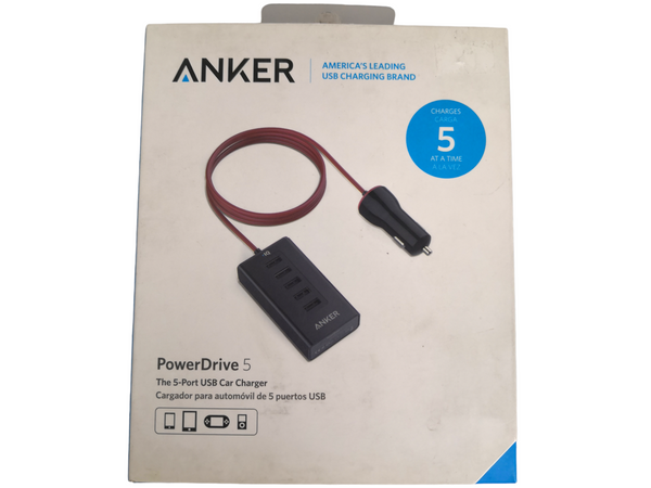 Cargador usb para Carro Multi puerto ANKER carga rápida