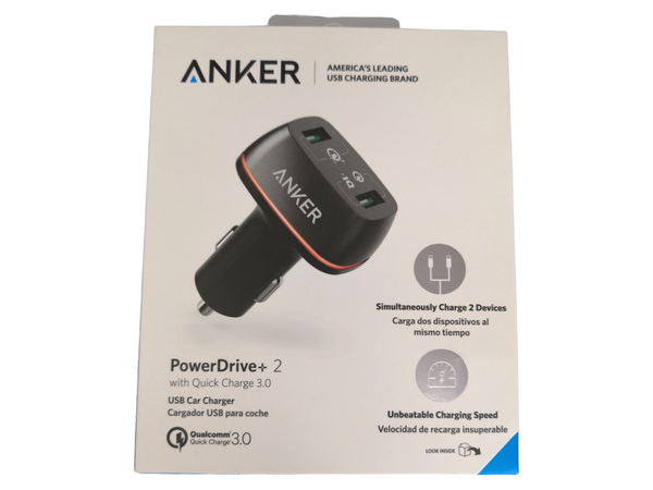 Cargador usb para Carro Multi puerto ANKER carga rápida