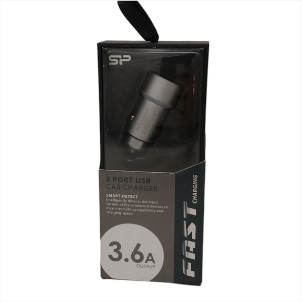 Cargador rápido doble USB fast charge de Carro 3.6A
