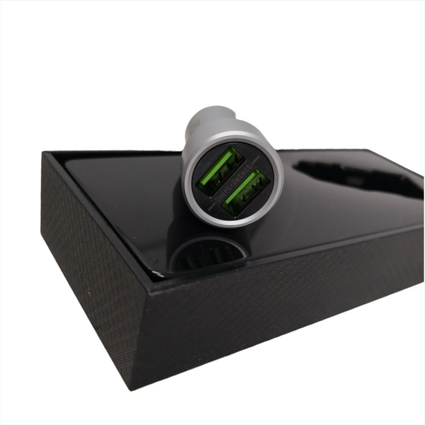 Cargador rápido doble USB fast charge de Carro 3.6A