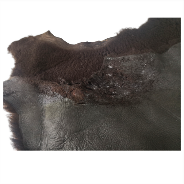 Piel de borrego genuina para decoración