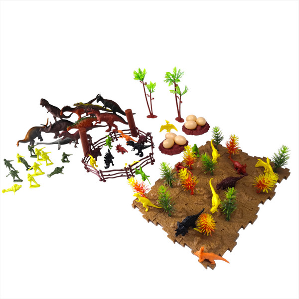 Pack 10 Cajas Parque Jurasico Dinosaurios Paradise set 89 pzs