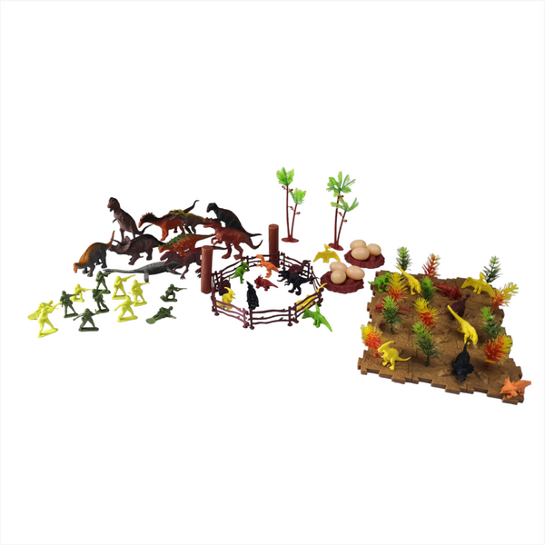 Pack 10 Cajas Parque Jurasico Dinosaurios Paradise set 89 pzs