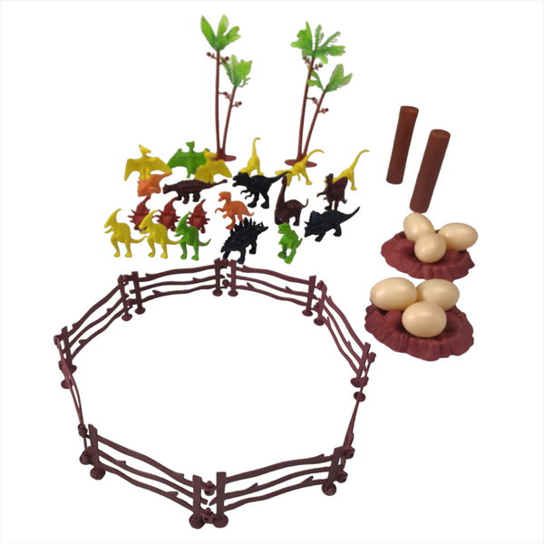 Pack 10 Cajas Parque Jurasico Dinosaurios Paradise set 89 pzs