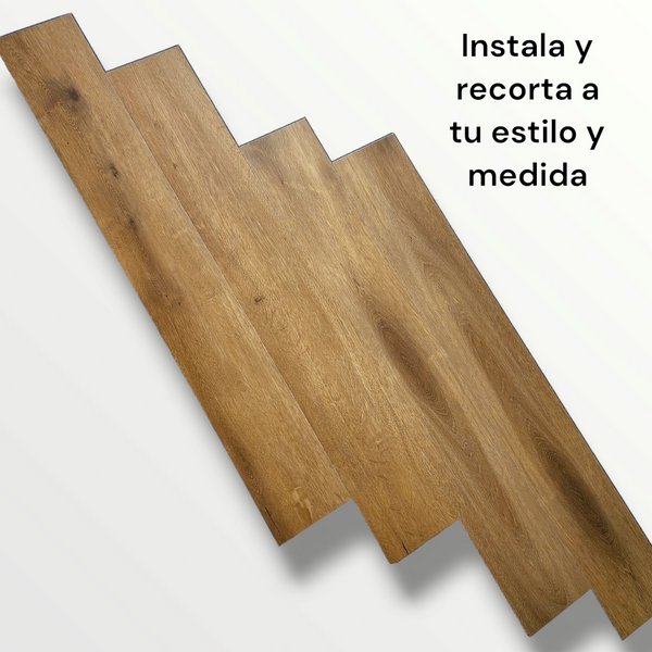 Caja piso laminado 6pz 2.487m2 5mm con 1mm EVA bajoalfombra