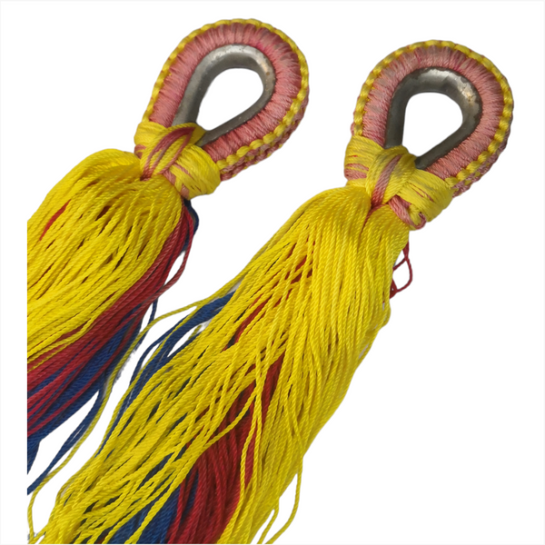 Hamaca tradicional Matrimonial Nylon Sintetica colores Usada