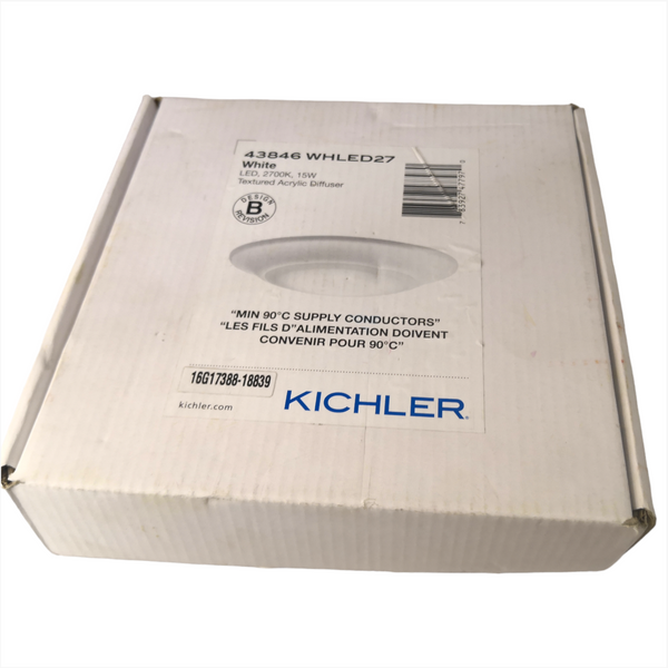 Lámpara Techo Led White 110V 15W ahorrador estetico KICHLER