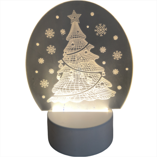 Lampara de Noche Navideña led 3D Decorativa Hogar