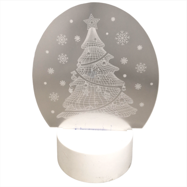 Lampara de Noche Navideña led 3D Decorativa Hogar