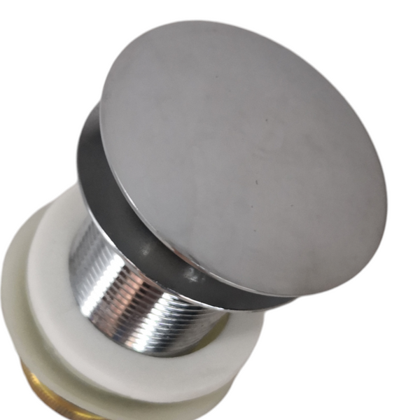 Contra lavabo válvula Desagüe tipo push pop up Cromado