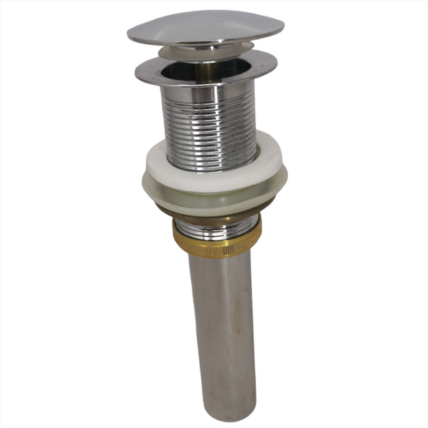 Contra lavabo válvula Desagüe tipo push pop up Cromado